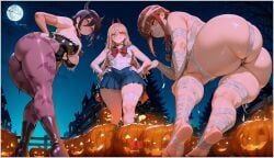 makima_(chainsaw_man), morrigan_aensland_(cosplay), power_(chainsaw_man), reze_(chainsaw_man), sailor_moon_(cosplay)