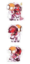 giroro, kururu, keroro_gunsou, alien, blushing