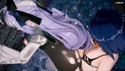 belle_(zenless_zone_zero), vivian_(zenless_zone_zero), vivian_banshee, zenless_zone_zero, acidrain