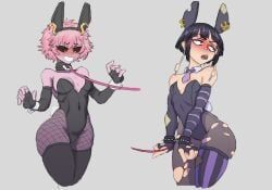 ashido_mina, kyoka_jiro, my_hero_academia, noodlensfw, 1girls