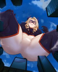 mount_lady, yuu_takeyama, my_hero_academia, building, giantess