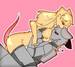 mousy_(piggy), robby_(piggy), piggy_(game), ambiguous_penetration, black_sclera