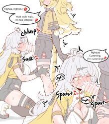 ju_fufu, yixuan_(zenless_zone_zero), zenless_zone_zero, physisyoon, 2girls