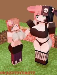 ellie_walls_(odysseyellie), jenny_belle_(slipperyt), minecraft, kazutoyoartz, odysseyellie