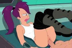 turanga_leela, futurama, rule34lab, 1boy, 1boy1girl