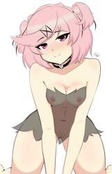 hornet_(hollow_knight), natsuki_(doki_doki_literature_club), doki_doki_literature_club, hollow_knight, 1girl