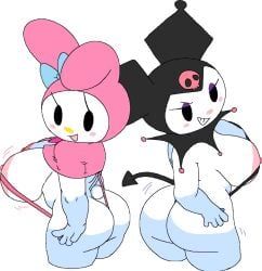 kuromi, my_melody, onegai_my_melody, sanrio, cassettedream