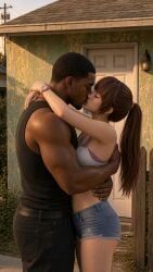carl_johnson, kasumi_(doa), dead_or_alive, grand_theft_auto, grand_theft_auto:_san_andreas