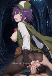suzu_(mugen_gacha), my_gift_lvl9999_unlimited_gacha, ariavisions, breasts_out, cum_in_pussy