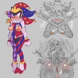 excalibur_sonic, shade_the_hedgehog, shadow_the_hedgehog, sonadow, sonic_the_hedgehog