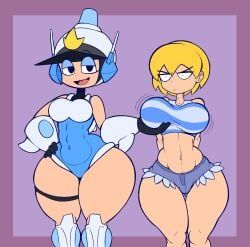 hooligan_sister_c, hooligan_sisters, patricia_wagon, mighty_switch_force, wayforward