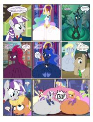 changeling, daisy_(mlp), derpy_hooves, doctor_whooves, fizzlepop_berrytwist_(mlp)