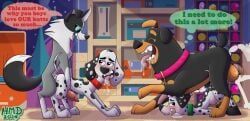 dylan_(101_dalmatians), roxy_(101_dalmatians), summer_(101_dalmatians), 101_dalmatian_street, 101_dalmatians