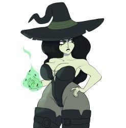 shego, halloween, kim_possible, vanillasketchy, black_hair