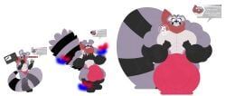 rambley_raccoon, indigo_park, jdbo-arts, abs, anthro
