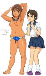 original_characters, original, 584175, 2girls, breasts