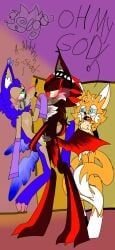 shadow_the_hedgehog, sonadow, sonic_the_hedgehog, sonic_(series), anthro