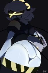 v_(murder_drones), glitch_productions, murder_drones, lawgx, ass