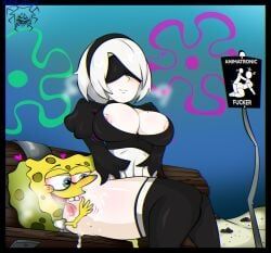 spongebob_squarepants_(character), yorha_2b, nier, nier:_automata, nier_(series)