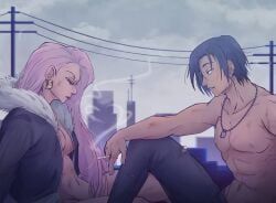 jane_juliet, ryu_ishigori, uro_takako, jujutsu_kaisen, boobs
