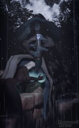 ranni_the_witch, recluse_(nightreign), elden_ring, diamontdraw, 1futa