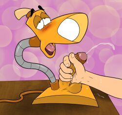 lampy_(the_brave_little_toaster), the_brave_little_toaster, dracovar_valeford, ahe_gao, ambiguous_gender