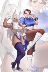 chun-li, mirko, miruko, boku_no_hero_academia, my_hero_academia