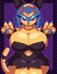 sekhmet_(pal), palworld, rockmangrave, 1girl, 1girls