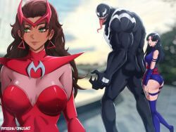 psylocke, psylocke_(sai)_(vengeance), scarlet_witch, scarlet_witch_(marvel_rivals), scarlet_witch_(witch_of_the_evil_eye)