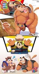 banjo_(banjo-kazooie), duck_hunt_dog, banjo-kazooie, duck_hunt, jif_peanut_butter