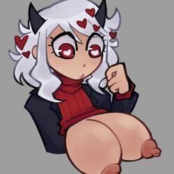 modeus_(helltaker), helltaker, forgetmenutzz, 1girls, big_boobs