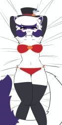 clownfish_(yonkagor), yonkagor, :3, accessory, arms_behind_head