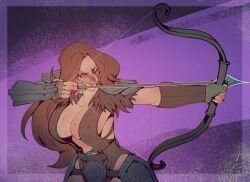 aela_the_huntress, skyrim, archer, armor, arrow