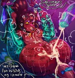 hintoki, after_sex, anthro, anus, areola