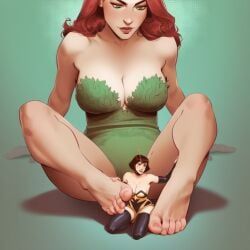 janet_van_dyne, pamela_isley, poison_ivy, wasp_(marvel), ant-man_(series)