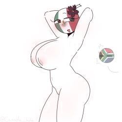 mexico_(countryhumans), south_africa_(countryhumans), countryhumans, countryhumans_girl, world_cup