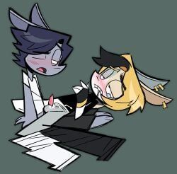 ryan_patel, jumpcut!, keymaster778, blush, cum