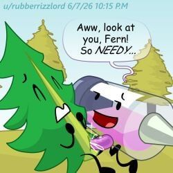 fern_(bfdie), needy_(bfdie), battle_for_dream_island, battle_for_dream_island_again, battle_for_dream_island_elsewhere