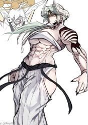 dabura_karaba, mahoraga_(jujutsu_kaisen), jujutsu_kaisen, jujutsu_kaisen_modulo, phatie_(artist)