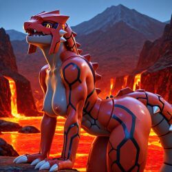 generation_3_pokemon, groudon, legendary_pokemon, pokemon_(species), pokemon
