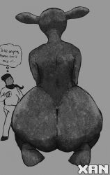 asker_kulturhus, don't_be_a_stranger_(sculpture), xandatzu, anthro, ass