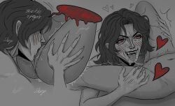 michael_jackson, real_person, 1female, 1male, cunillingus