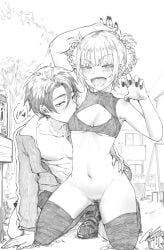 nanakusa_nazuna_(yofukashi_no_uta), yamori_kou, yofukashi_no_uta, fkscrashing, 1boy