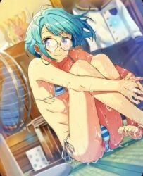 hajime_shino, shino_hajime, ensemble_stars!, bikini, blue_hair