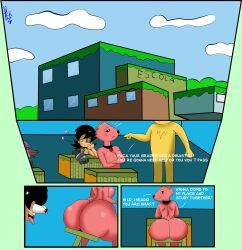 louwies_ld_(cap.hornybotellie49), persluiaard, anthro, ass, brichos