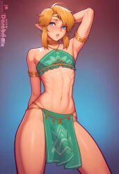 gerudo_link, link, link_(breath_of_the_wild), the_legend_of_zelda, darabri-mix