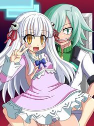 mytyl_(gunvolt), teseo_(gunvolt), azure_striker_gunvolt, chagama_(tyagama0927), 1boy