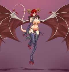 oc, plasmidhentai, 1girls, breasts, claws