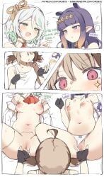 cecilia_immergreen, cecilia_immergreen_(1st_costume), gigi_murin, ninomae_ina'nis, hololive