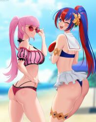 alear_(female)_(seaside_dragon)_(fire_emblem), alear_(fire_emblem), alear_(fire_emblem)_(female), hilda_valentine_goneril, hilda_valentine_goneril_(summer)